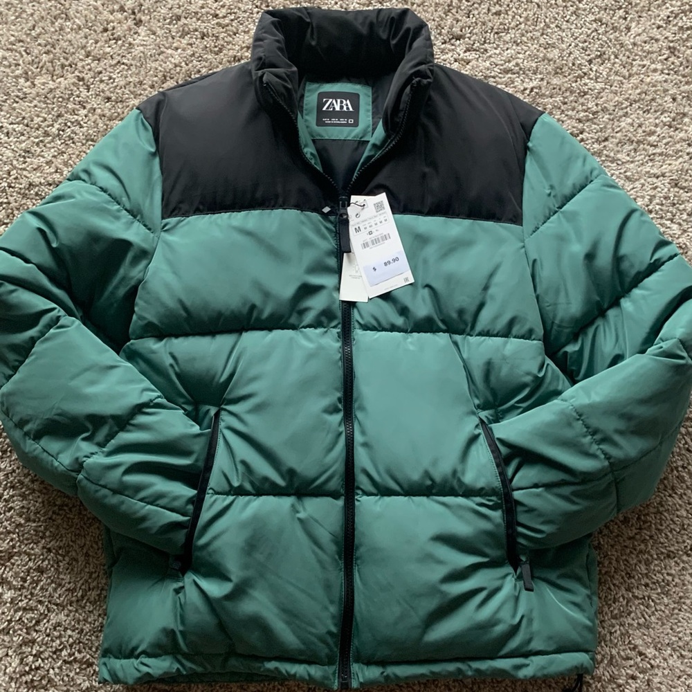 Zara Quilted Puffer Jacket